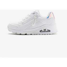 Skechers 310554L-WHT Uno Gen1 Zip And Stride Beyaz Unisex Çocuk Koşu ve Yürüyüş Ayakkabı