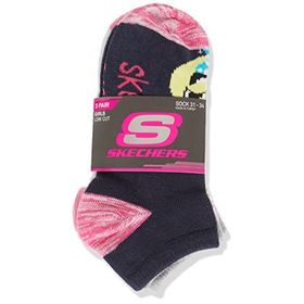Skechers 3'lü Low Cut Sweet Socks Multi 31-34 Unisex Çocuk Çorap