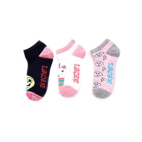 Skechers 3'lü Low Cut Sweet Socks Multi 31-34 Unisex Çocuk Çorap