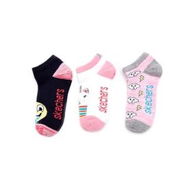 Skechers 3'lü Low Cut Sweet Socks Multi 31-34 Unisex Çocuk Çorap