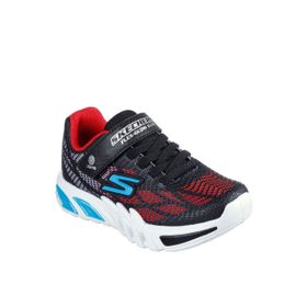 Skechers 400137L BKRB FLEX-GLOW ELITE VORL Siyah Kırmızı Mavi Erkek Çocuk Yürüyüş Ayakkabısı
