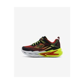 Skechers 400139L-BKRD Flexglow Ultra Siyah Işıklı Büyük Erkek Çocuk Spor Ayakkabı