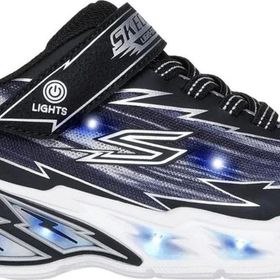 Skechers 400149L BKGY Siyah Işıklı Light Storm 2.0 Bolt-Brights Erkek Çocuk Spor Ayakkabı