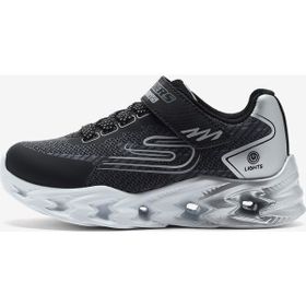 Skechers 400604L BKSL Vortex 2.0 Quantroıd Büyük Siyah Işıklı Erkek Çocuk Spor Ayakkabı
