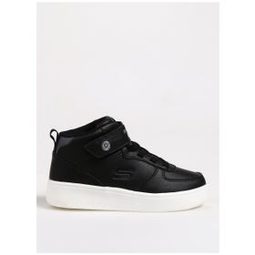 Skechers 400622L BLK Sport Court 92 Show Starter Siyah Işıklı Büyük Erkek Çocuk Spor Ayakkabı