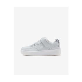 Skechers 400623L-WHT Sport Court 92 Show Maddox Beyaz Unisex Çocuk Koşu ve Yürüyüş Ayakkabı