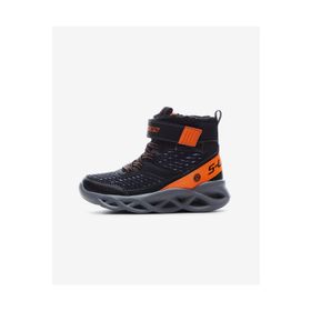 Skechers 401651L Twisted Brights Siyah Erkek Çocuk Bot