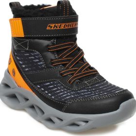 Skechers 401651L Twisted Brights Siyah Erkek Çocuk Bot