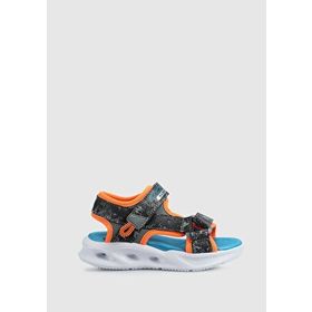 Skechers 401672L Ccor Sola Glow Sandal Aquatastic Işıklı Gri Erkek Çocuk Sandalet