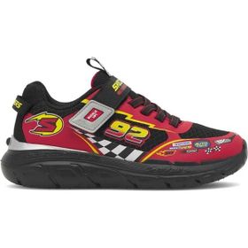 Skechers 402303L-BKRD Skech Tracks Siyah Kırmızı Unisex Çocuk Koşu ve Yürüyüş Ayakkabı