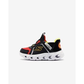 Skechers 403830N BKRD Hypno-Flash 2.0-Brisk Brights Küçük Siyah Işıklı Erkek Çocuk Spor Ayakkabı