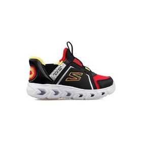 Skechers 403830N BKRD Hypno-Flash 2.0-Brisk Brights Küçük Siyah Işıklı Erkek Çocuk Spor Ayakkabı