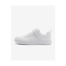 Skechers 405632L WHT Smooth Street Beyaz Erkek Çocuk Spor Ayakkabı