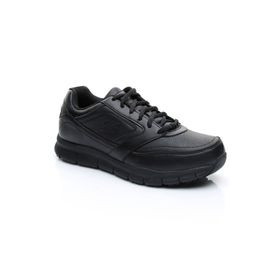 Skechers 77156-BLK Nampa Deri Siyah Erkek Spor Ayakkabı