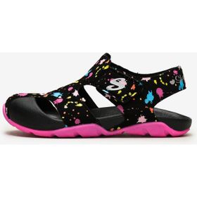 Skechers 86428L-BKHP Side Wave Lil Painter Unisex Çocuk Sandalet