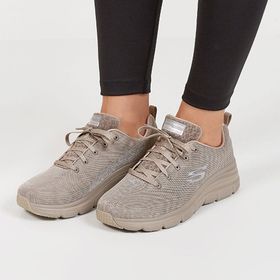 Skechers 88888179 TPE Fashion Fit-Wild Aura Bej Kadın Spor Ayakkabı