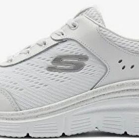 Skechers 896294TK-WSL Fashion Fit Beyaz Kadın Koşu ve Yürüyüş Ayakkabısı
