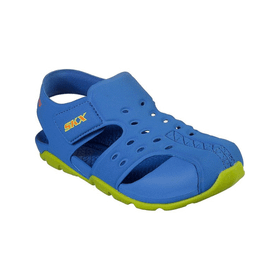 Skechers 92330L BLLM Side W Mavi - Yeşil Erkek Çocuk Sandalet