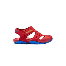 Skechers 92330N-RDBL Side Wave Red Blue Bebek Terlik
