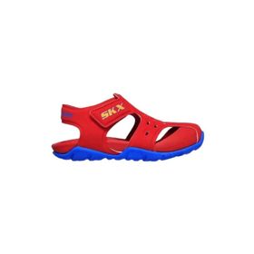 Skechers 92330N-RDBL Side Wave Red Blue Bebek Terlik