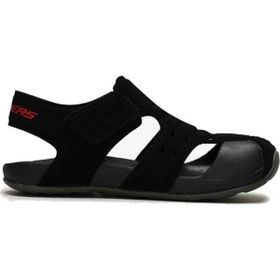 Skechers 92330N/L BKCC Side Wave Erkek Çocuk Sandalet