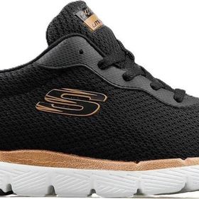 Skechers Flex Appeal 3.0 With Air-Cooled Memory Foam Womens Sneaker Hafızalı Taban Günlük Siyah Spor Ayakkabı