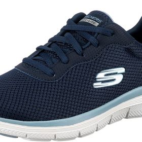 Skechers Flex Appeal 4.0-Active Flow Lacivert File Mavi Süsleme Kadın Spor Ayakkabı