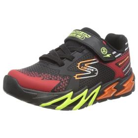 Skechers FLEX GLOW BOLT Erkek Çocuk Gs Siyah Işıklı Spor Ayakkabı