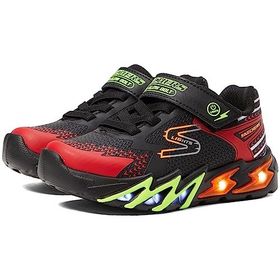 Skechers FLEX GLOW BOLT Erkek Çocuk Gs Siyah Işıklı Spor Ayakkabı