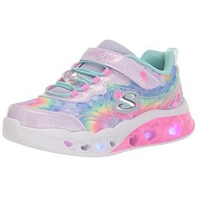 Skechers Flutter Heart Lights Groovy Swirl GS Beyaz Işıklı Kız Çocuk Spor Ayakkabı