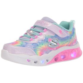 Skechers FLUTTER HEART LİGHTS GROOVY SWİRL Kız Çocuk Pembe Işıklı Spor Ayakkabı