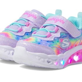 Skechers FLUTTER HEART LİGHTS GROOVY SWİRL Kız Çocuk Pembe Işıklı Spor Ayakkabı