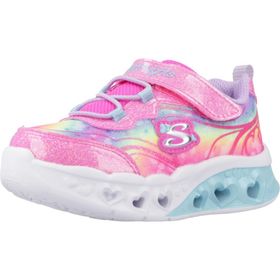 Skechers FLUTTER HEART LİGHTS GROOVY SWİRL Kız Çocuk Pembe Işıklı Spor Ayakkabı