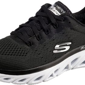 Skechers Glide-Step Sport New Facets Siyah Beyaz Kadın Spor Ayakkabı