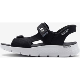 Skechers Go Walk Flex Sandal-Easy Entry 229210 BKGY Siyah Gri Erkek Sandalet