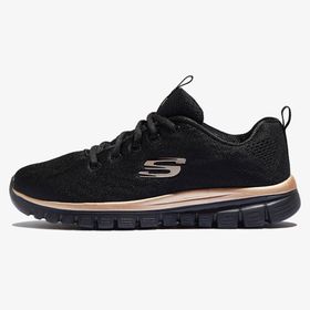 Skechers Graceful-get Connected-12615 Siyah Kadın Spor Ayakkabı