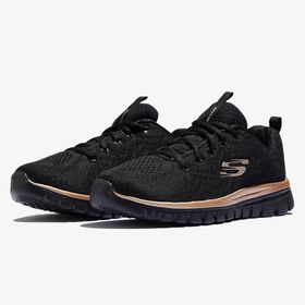 Skechers Graceful-get Connected-12615 Siyah Kadın Spor Ayakkabı