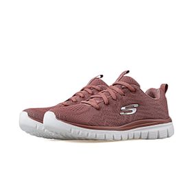 Skechers Graceful-Get Connected 12615 Wi Bordo Kadın Spor Ayakkabı