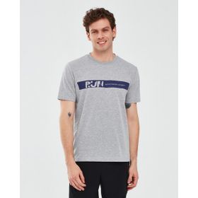Skechers Graphic M Short Sleeve Gri Melanj Erkek T-shirt