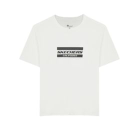 Skechers Graphic M Short Sleeve Kırık Beyaz Erkek T-shirt