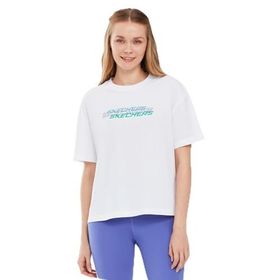 Skechers Graphic W Short Sleeve Beyaz Kadın T-shirt