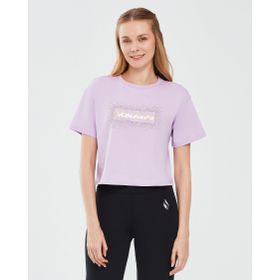 Skechers Graphic W Short Sleeve Mor Kadın T-shirt