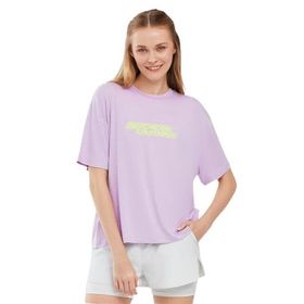 Skechers Graphic W Short Sleeve Mor Kadın T-shirt