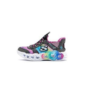 Skechers Infinite Heart Lights Eternal Shimmer GS Siyah Işıklı Kız Çocuk Spor Ayakkabı
