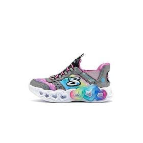Skechers Infinite Heart Lights Eternal Shimmer GS Siyah Işıklı Kız Çocuk Spor Ayakkabı