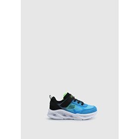 Skechers Meteor Lights Krendox 401495N BKBL Küçük Erkek Çocuk Siyah Işıklı Spor Ayakkabı