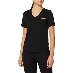 Skechers New Basics W V Neck Siyah Kadın T-Shirt