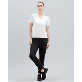 Skechers New Basics W V Neck Siyah Kadın T-Shirt