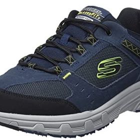 Skechers Oak Canyon 51893 Kahverengi Mavi Erkek Spor Ayakkabı
