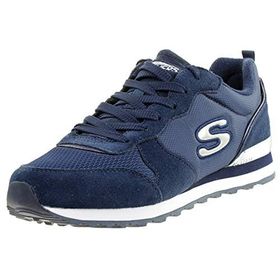 Skechers Og 85 Gold'n Gurl Lacivert Süet File Naylon Gümüş Süsleme Kadın Spor Ayakkabı